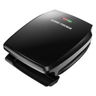 [아마존베스트]George Foreman GR340FB 4-Serving Classic Plate Electric Indoor Grill and Panini Press, Black