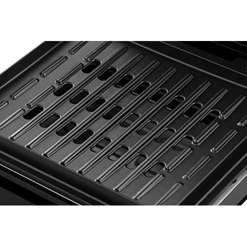  [아마존베스트]George Foreman Smokeless Contact Grill (87% Less Smoke, Removable & Dishwasher Safe Grill Plates, 200°C Grill Temperature, Stainless Steel Housing) Table Grill, Panini Maker, Sandw