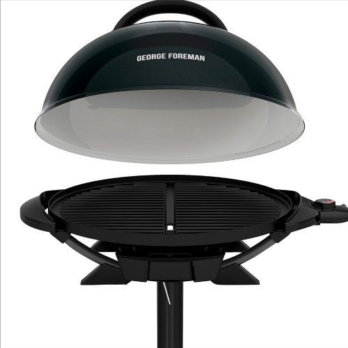  George Foreman 15-Serving IndoorOutdoor Electric Grill, Black