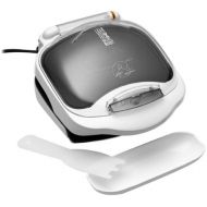George Foreman GR10ABW Champ Grill with Bun Warmer, White