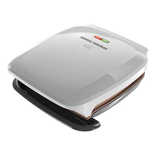  George Foreman GR260P 4 Serving Classic Plate Grill, Platinum