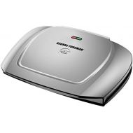 George Foreman 9-Serving Classic Plate Electric Indoor Grill and Panini Press, Platinum, GR2144P