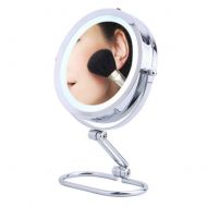 George Jimmy LED Light Makeup Cosmetic Bathroom Mirror 5 Times Magnifiers-7 Inch-A3