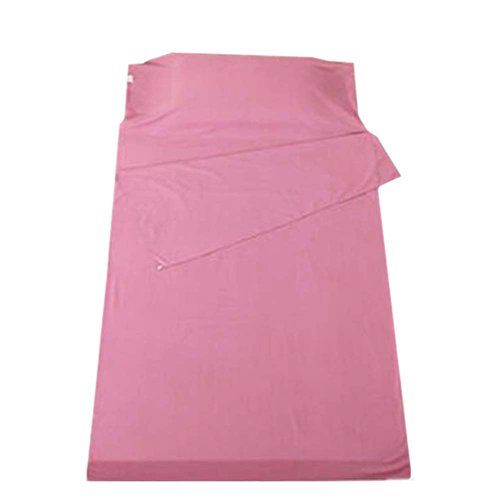  George Jimmy Cotton Travel and Outdoor Camping Sheet Sleeping Bag(Pink1)