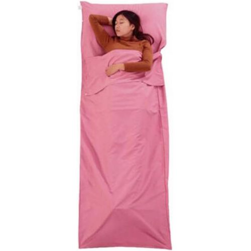  George Jimmy Cotton Travel and Outdoor Camping Sheet Sleeping Bag(Pink1)