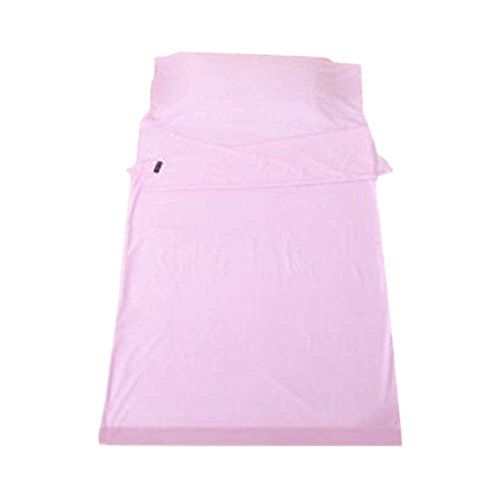  George Jimmy Cotton Travel and Outdoor Camping Sheet Sleeping Bag(Pink)