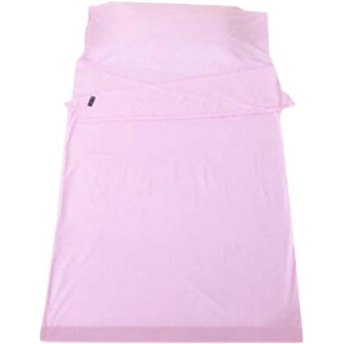  George Jimmy Cotton Travel and Outdoor Camping Sheet Sleeping Bag(Pink)