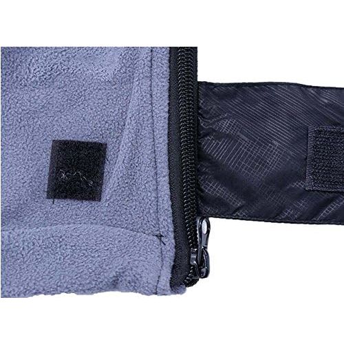  George Jimmy Warm Fleece Travel and Outdoor Camping Sheet Sleeping Bag(Light Grey)