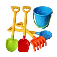 George Jimmy 5 Sets of Children Beach Toys Set Sand Toys Shovel Tools Sandbox Accessories