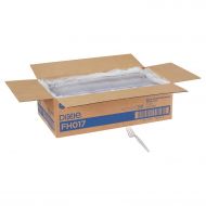 Dixie 7.13 Heavy-Weight Polystyrene Plastic Fork by GP PRO (Georgia-Pacific), Clear, FH017 , Case of 1,000