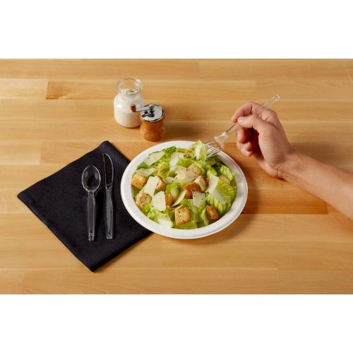  Dixie 7.13 Heavy-Weight Polystyrene Plastic Fork by GP PRO (Georgia-Pacific), Clear, FH017 , Case of 1,000