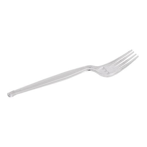  Dixie 7.13 Heavy-Weight Polystyrene Plastic Fork by GP PRO (Georgia-Pacific), Clear, FH017 , Case of 1,000