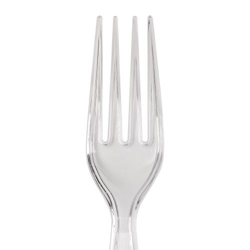  Dixie 7.13 Heavy-Weight Polystyrene Plastic Fork by GP PRO (Georgia-Pacific), Clear, FH017 , Case of 1,000