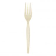 Dixie FH117 7.13 Length, Champagne Heavy Weight Polystyrene Fork (Case of 1,000), Off White, 1 Box/Case