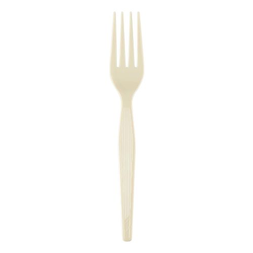  Dixie FH117 7.13 Length, Champagne Heavy Weight Polystyrene Fork (Case of 1,000), Off White, 1 Box/Case