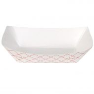 Dixie .5 Lb Polycoated Paper Food Tray by GP PRO (Georgia-Pacific), Kant Leek, Red Plaid, RP50, 1,000 Count (250 Trays Per Pack, 4 Packs Per Case): Kitchen & Dining