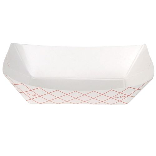  Dixie .5 Lb Polycoated Paper Food Tray by GP PRO (Georgia-Pacific), Kant Leek, Red Plaid, RP50, 1,000 Count (250 Trays Per Pack, 4 Packs Per Case): Kitchen & Dining