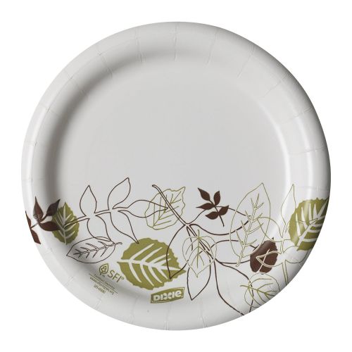  Dixie 7Medium-Weight Paper Plates by GP PRO (Georgia-Pacific), Pathways, UX7PATH, 1,000 Count (125 Plates Per Pack, 8 Packs Per Case)