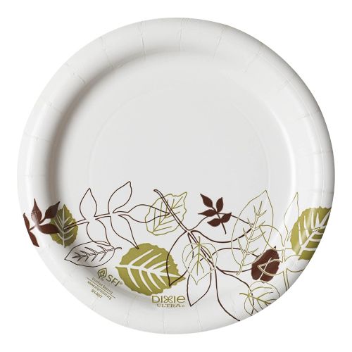  Dixie 6 7/8 (17.4 cm) Medium-Weight Paper Plates by GP PRO (Georgia-Pacific), Pathways, UX7WS, 500 Count (125 Plates Per Pack, 4 Packs Per Case)