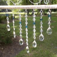 /GeorgiaSuncatchers Beautiful Crystal Suncatcher with Teal Accents