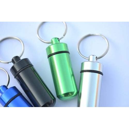  [아마존베스트]Geo-versand Set of 4) for Hanging Micnos Micro Nano with Waterproof RITR Log Stripes Waterproof Aluminum Canister. Geomate Geocaching