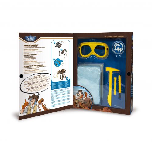  Geoworld Dr. Steve Hunters Paleo Expeditions Plastic Mammuthus Dino Excavation Kit