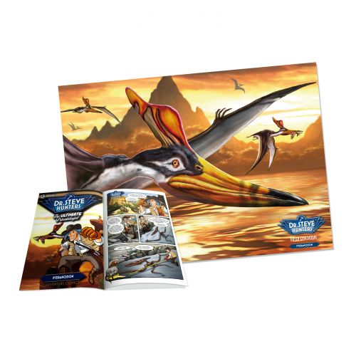  Geoworld Dr. Steve Hunters Paleo Expeditions Pteranodon Dino Excavation Kit