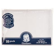 [아마존베스트]Gerber Birdseye Flatfold Cloth Diapers, White, 10 Count