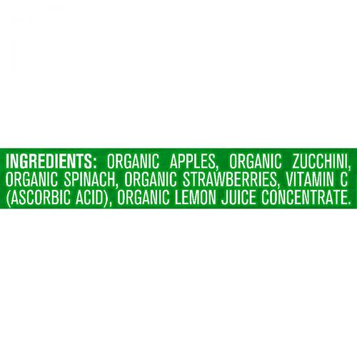 [아마존베스트]Gerber Purees Organic 2nd Foods Baby Food Fruit & Veggie Variety Pack, 3.5 Ounces Each, 18 Count