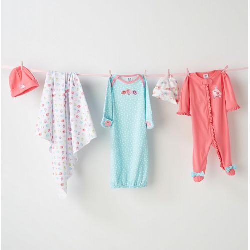 Gerber Baby Girls 19-Piece Essentials Gift Set