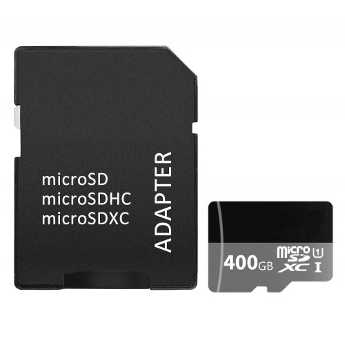  Gerenic 400GB Micro SD SDXC Memory Card High Speed Class 10 256gb with Micro SD Adapter