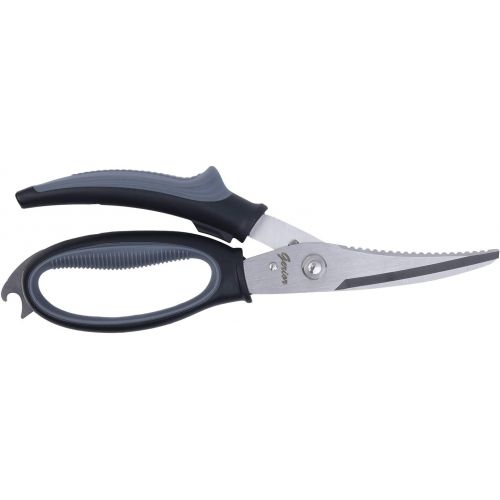  [아마존핫딜][아마존 핫딜] Gerior Spring Loaded Poultry Shears - Heavy Duty Kitchen Scissors for Cutting Chicken, Poultry, Game, Bone, Meat - Chopping Food, Herb - Stainless Steel - Multipurpose - Black