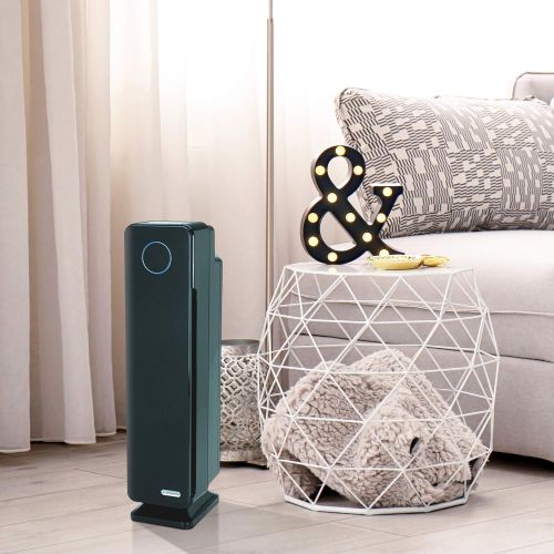  Germ Guardian True HEPA Filter Air Purifier with UV Light Sanitizer, Eliminates Germs, Filters Allergies, Pollen, Smoke, Dust, Pet Dander, Mold, Odors, Quiet 28in 4-in-1 Air Purifi