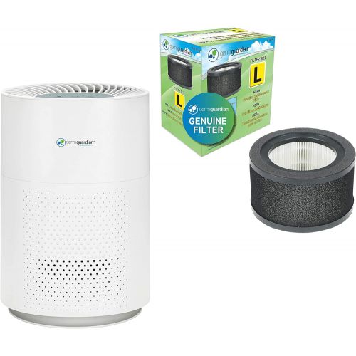  Germ Guardian True HEPA Filter Air Purifier with FLT4200 Genuine True HEPA Air Purifier Replacement Filter L for GermGuardian AC4200W