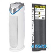 Germ Guardian HEPA Filter Air Purifier with UV Light Sanitizer with Guardian Technologies GermGuardian Air Purifier GENUINE Carbon Filter 4-Pack