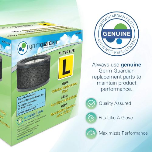  Germ Guardian FLT4200 GENUINE True HEPA Air Purifier Replacement Filter L for GermGuardian AC4200W