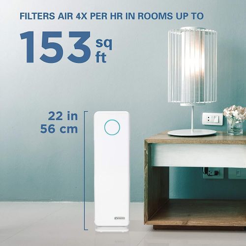  Germ Guardian True HEPA Filter Air Purifier, UV Light Sanitizer, Eliminates Germs, Filters Allergies, Pets, Pollen, Smoke, Dust, Mold, Odors, Quiet 22 inch 5-in-1 Air Purifier for