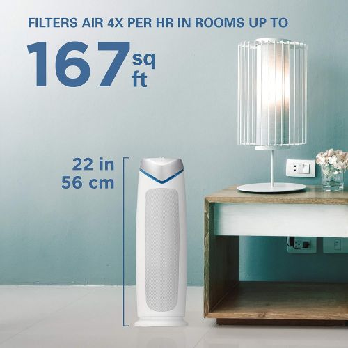  Germ Guardian AC4825 22” 3-in-1 True HEPA Filter Air Purifier for Home, Full Room, UV-C Light Kills Germs, Filters Allergies, Smoke, Dust, Pet Dander, Odors, 3-Yr Wty, GermGuardian