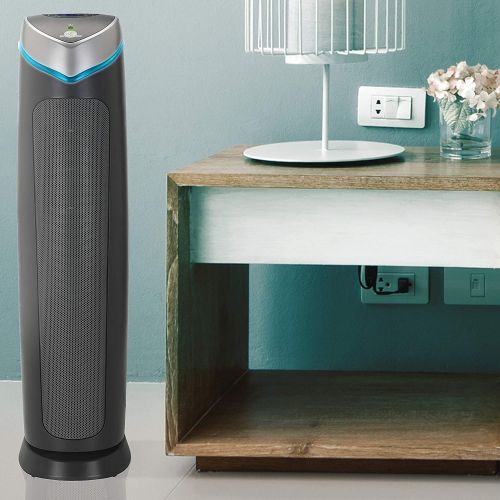  Germ Guardian AC5250PT 28” 3-in-1 True HEPA Filter Air Purifier for Home and Pets, Large Rooms, UV-C Sanitizer, Filters Allergies, Smoke, Dust, Dander, & Odors, 5-Yr Wty, GermGuard