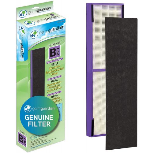 Visit the Guardian Technologies Store Germ Guardian FLT4850PT True HEPA GENUINE Air Purifier Replacement Filter B, with Pet Pure Treatment for GermGuardian AC4900, AC4825, AC4850PT, CDAP4500, AC4300, and More