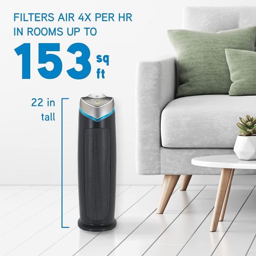  Visit the Guardian Technologies Store Germ Guardian True HEPA Filter Air Purifier with UV Light Sanitizer, Eliminates Germs, Filters Allergies, Pollen, Smoke, Dust Pet Dander, Mold Odors, Quiet 22 inch 4-in-1 Air Purif