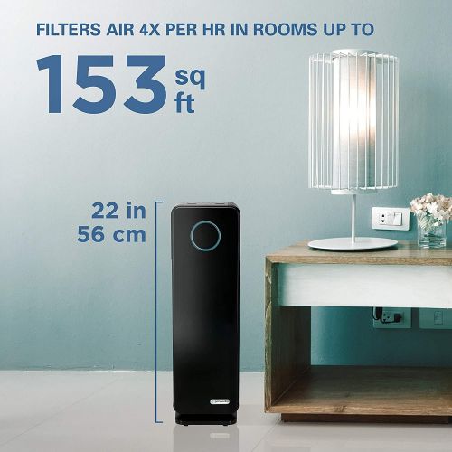  [아마존베스트]Guardian Technologies Germ Guardian True HEPA Filter Air Purifier, UV Light Sanitizer, Eliminates Germs, Filters Allergies, Pets, Pollen, Smoke, Dust, Mold, Odors, Quiet 22 inch 5-in-1 Air Purifier for