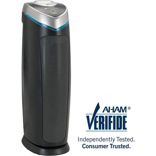  [아마존베스트]Guardian Technologies Germ Guardian True HEPA Filter Air Purifier with UV Light Sanitizer, Eliminates Germs, Filters Allergies, Pollen, Smoke, Dust Pet Dander, Mold Odors, Quiet 22 inch 4-in-1 Air Purif