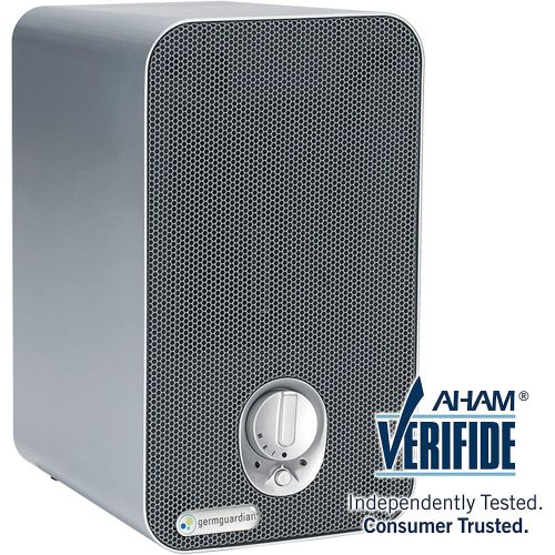  [아마존베스트]Guardian Technologies Germ Guardian HEPA Filter Air Purifier with UV Light Sanitizer, Eliminates Germs, Filters Allergies, Pollen, Smoke, Dust, Pet Dander, Mold, Odors, Quiet 4-in-1 Air Purifier for Des