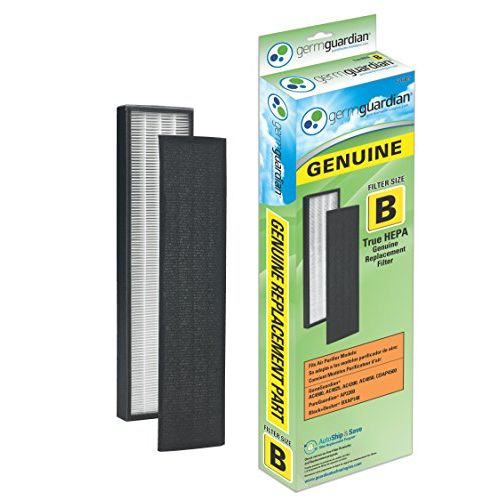  Guardian Technologies GermGuardian AC4825 3-in-1 Air Purifier with True HEPA Filter, UV-C Sanitizer, Captures Allergens, Smoke, Odors, Mold, Dust, Germs, Pets, Smokers, 22 Germ Guardian Home Air Purifie