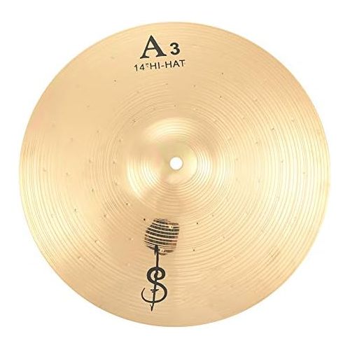  [아마존베스트]Germerse 14 inch metal cymbal, 14 inch drum cymbal, adults for drum students, professionals, band performance teaching material