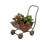 Gerson Very Cute Old Fashioned Vintage Styled Metal Wagon Planter ~ 17.5 Old Doll Wagon