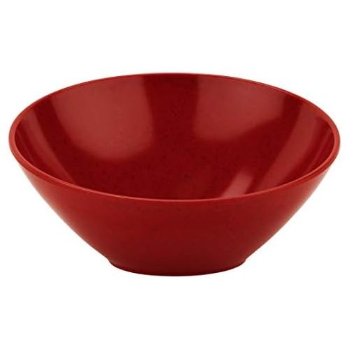  GET B-788-RSP Angled / Cascading Bowl, 16 Ounce, Red