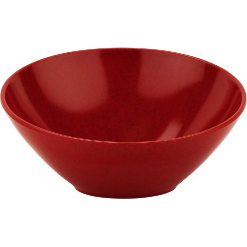  GET B-788-RSP Angled / Cascading Bowl, 16 Ounce, Red