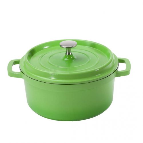 롯지 GET G.E.T. Enterprises Red 2.5 Quart Round Dutch Oven, Cast Aluminum with Lid and Handles Heiss CA-011-RBK